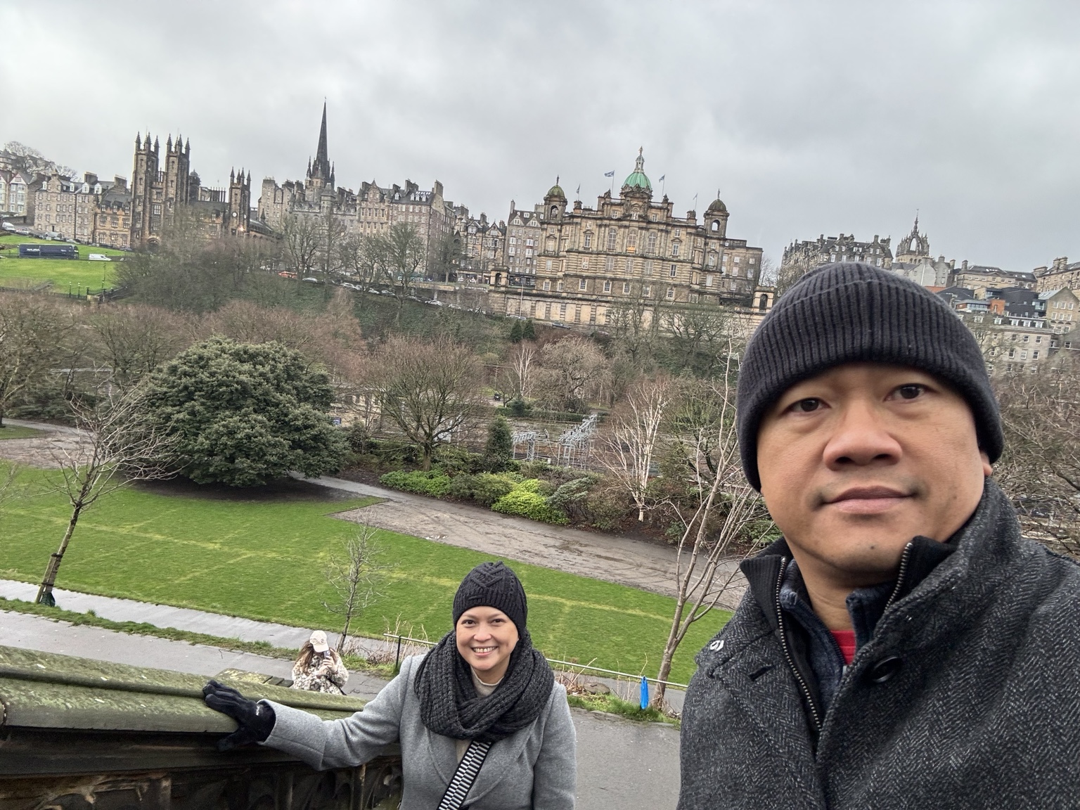 Elsbeth and Nathaniel in Edinburgh